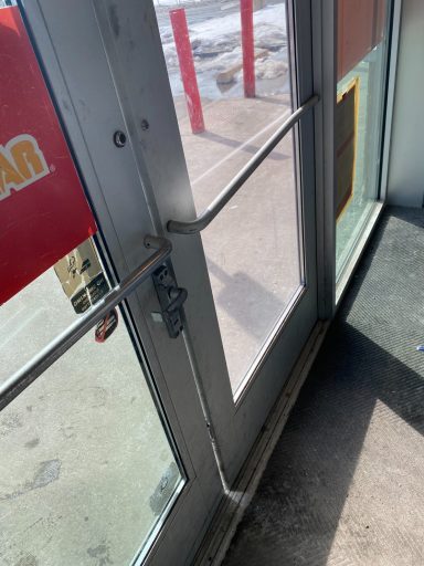 Door bar repaired and Installed